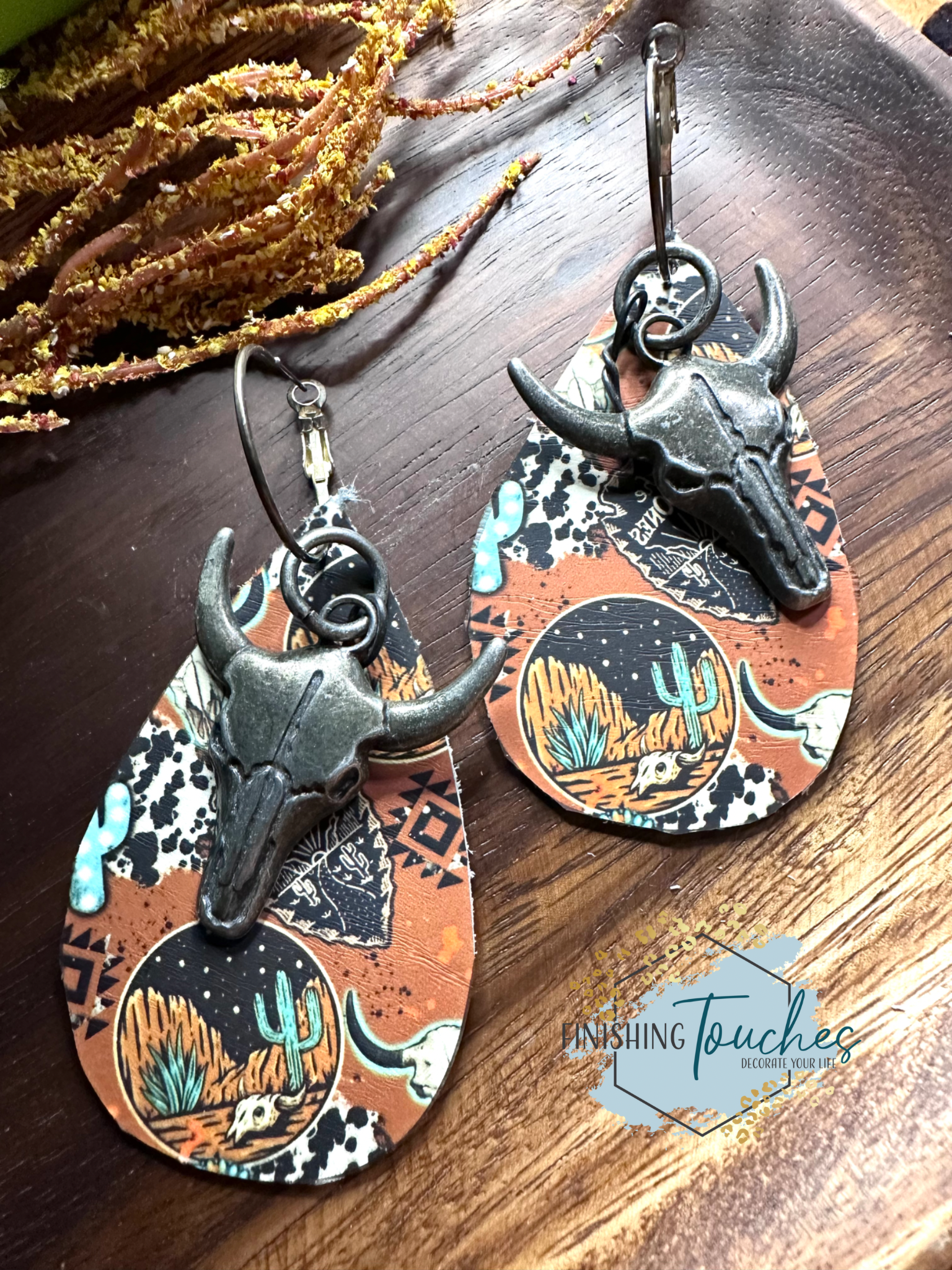 Stay Wild Bull Head Earrings