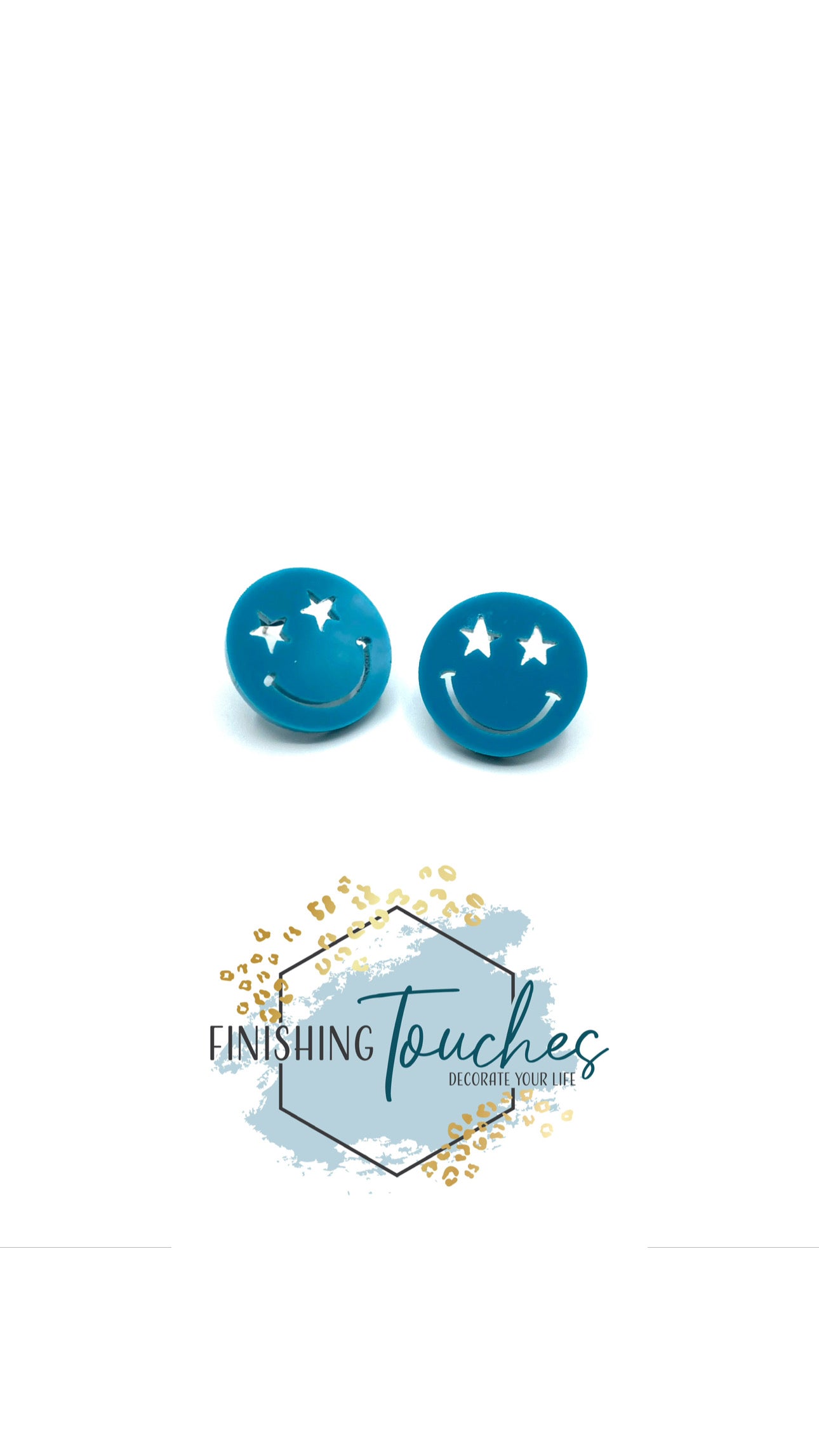 Smiley Stud Earrings