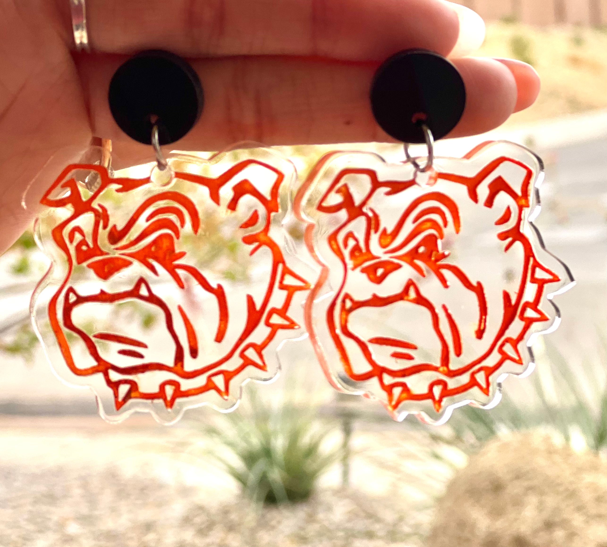 Bulldogs Earrings