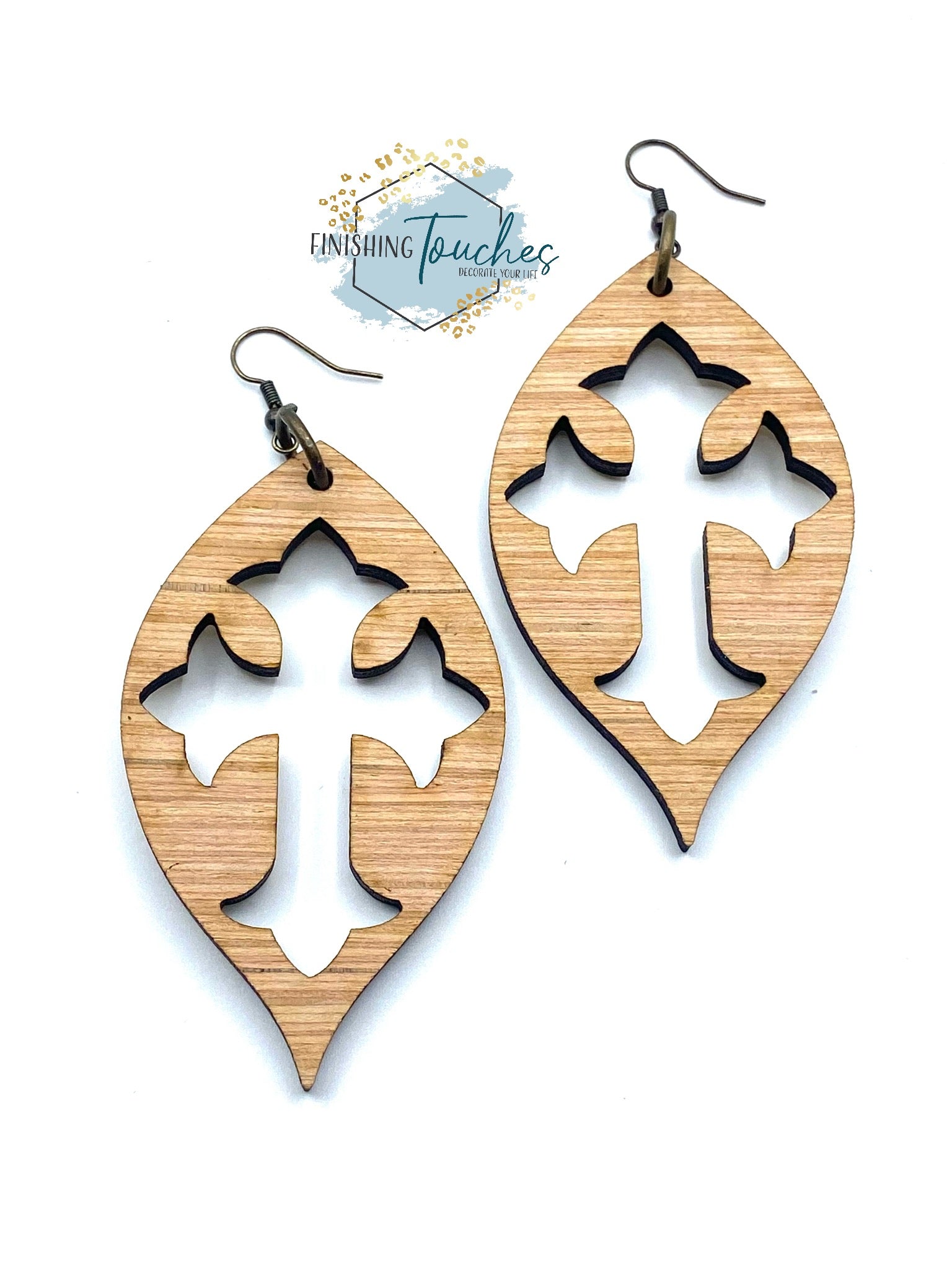 The Old Wooden Cross Earrings