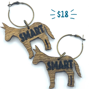 Smart Donkey Earrings